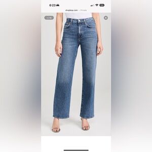 Agolde Blue Flare & Wide Leg Jeans